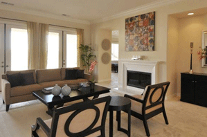 model home staging pictures